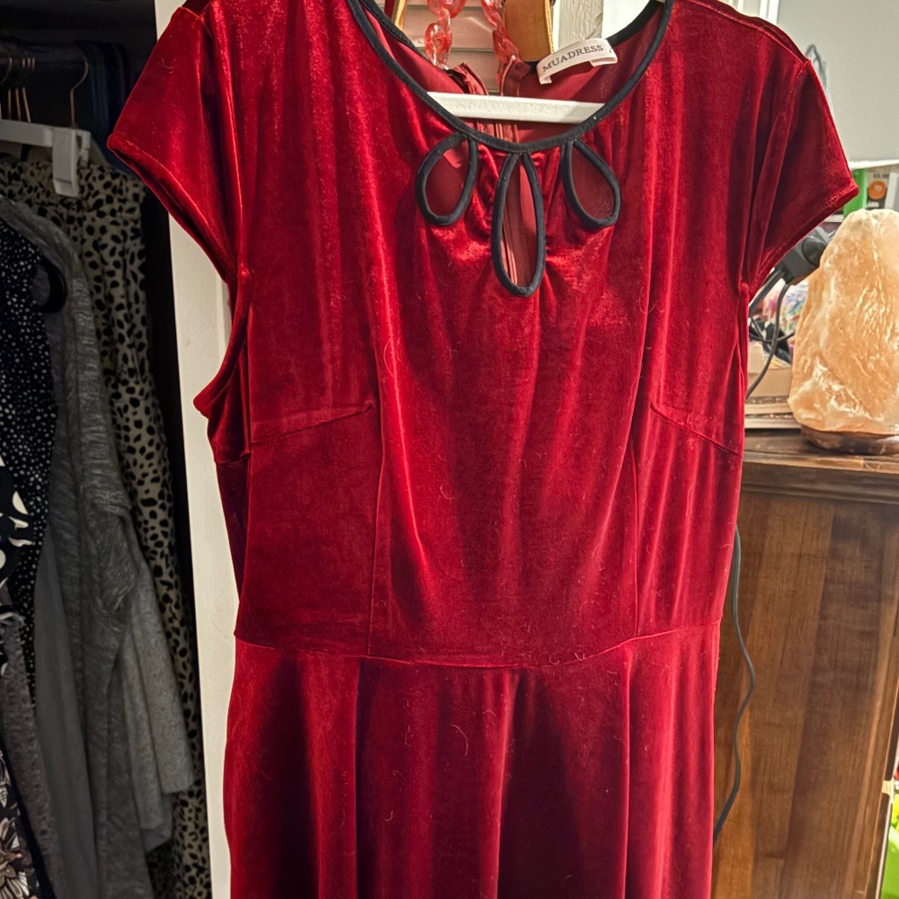 Red Velvet Modcloth Dress